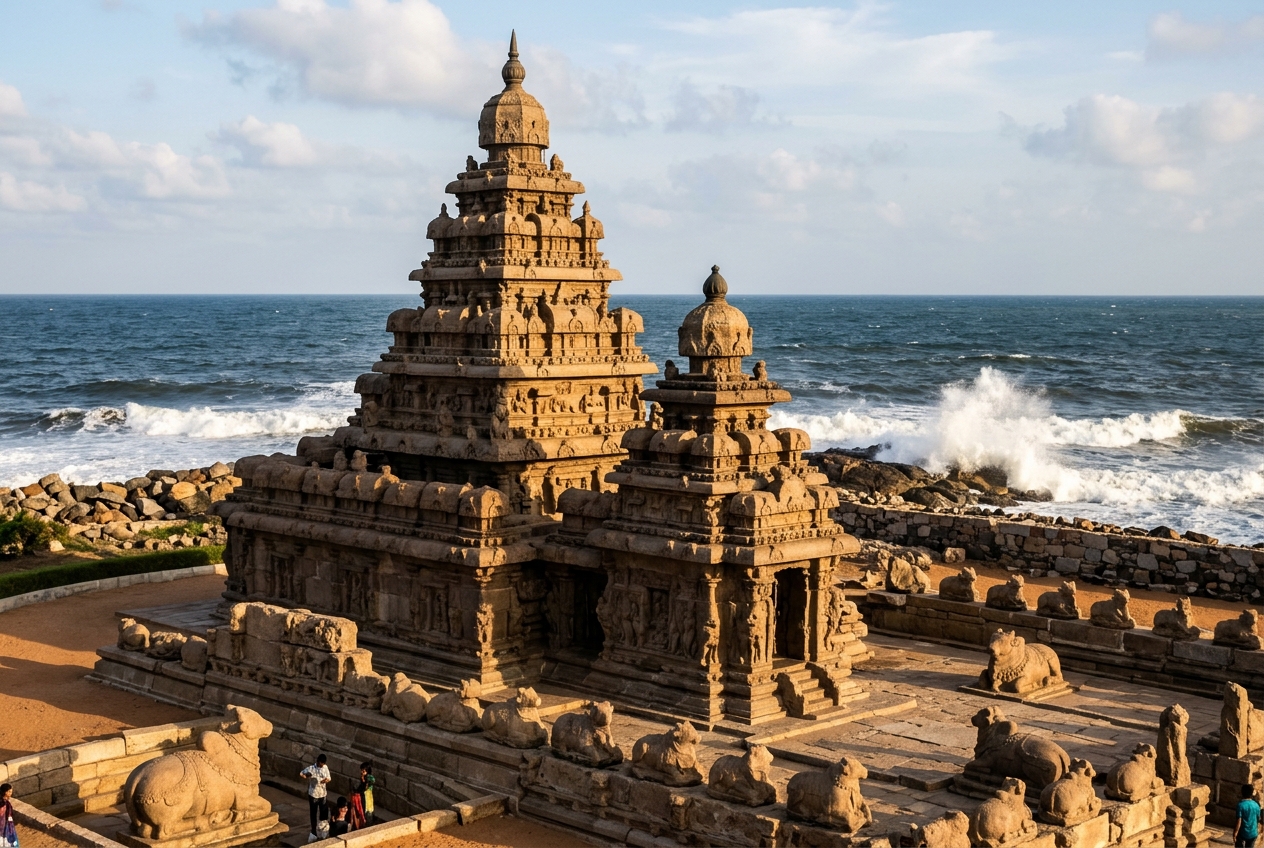 Shore Temple at Mahabalipuram