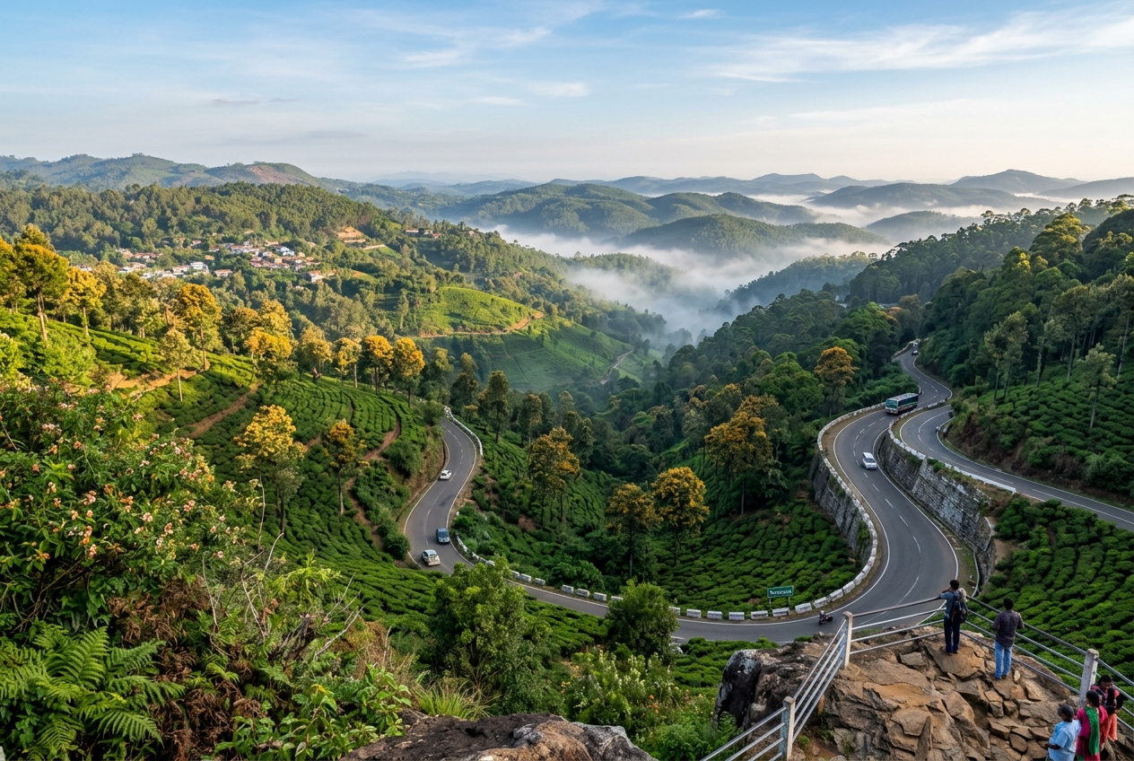Yercaud viewpoints in Shevaroy Hills